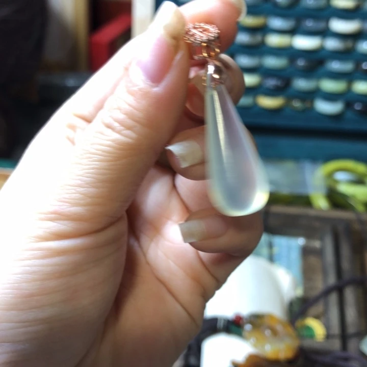 岫玉未镶嵌岫玉戒圈