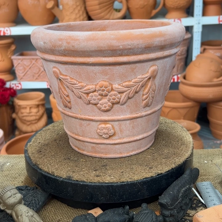 蛇***子24×20 高温加厚红陶