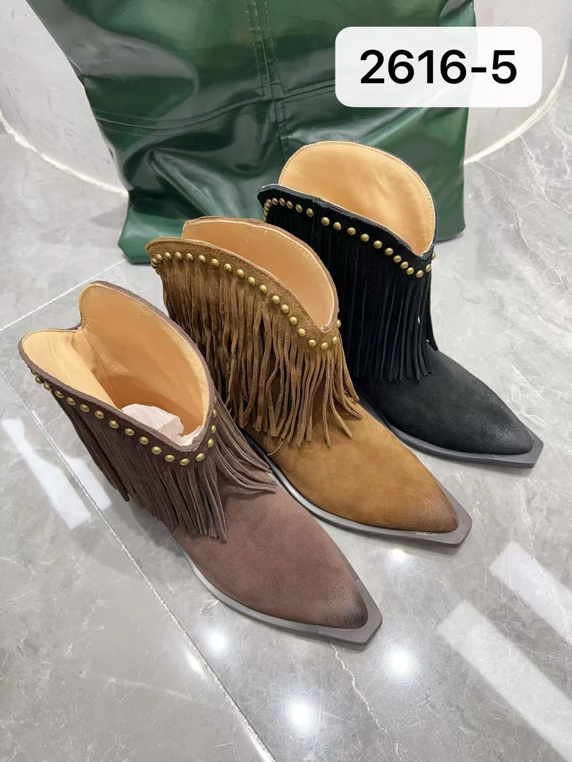 【新疆包邮】HX3-2616-5靴子真皮