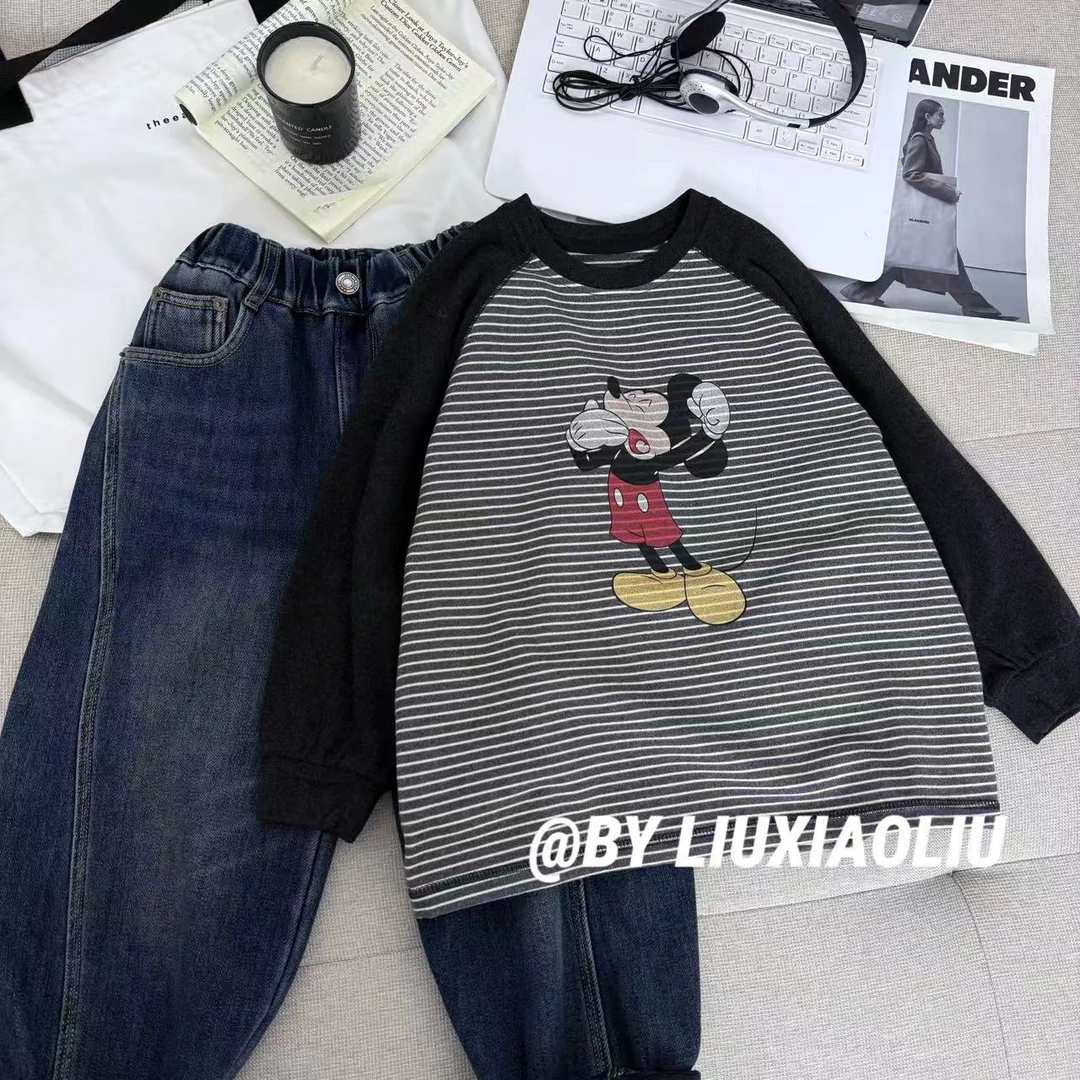 杭州六小六正版BY LIUXIAOLIU秋冬季儿童磨毛打底衫17900