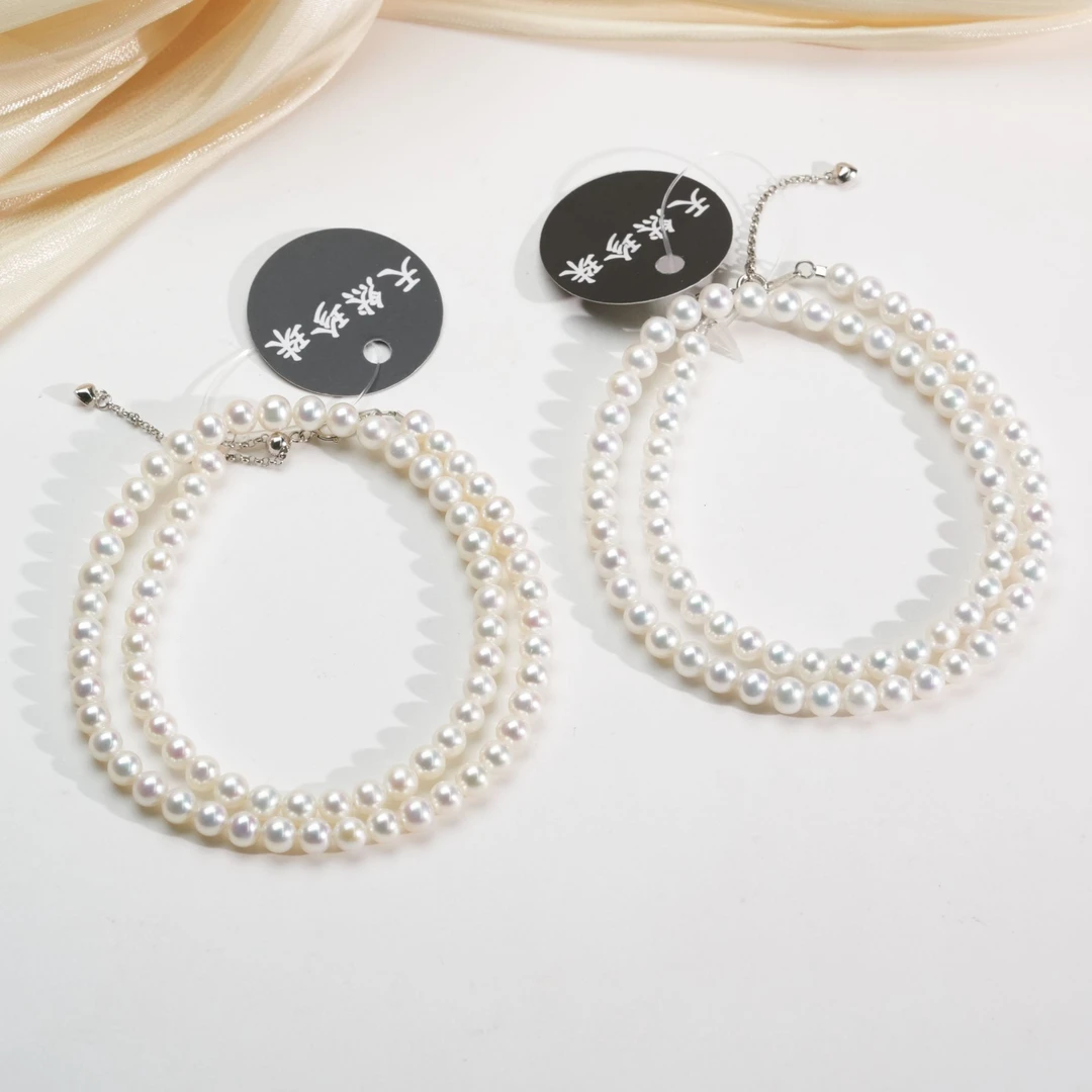 【小北珠宝】淡水珍珠项链尺寸约5mm【多样性发一件】10-BH15X599