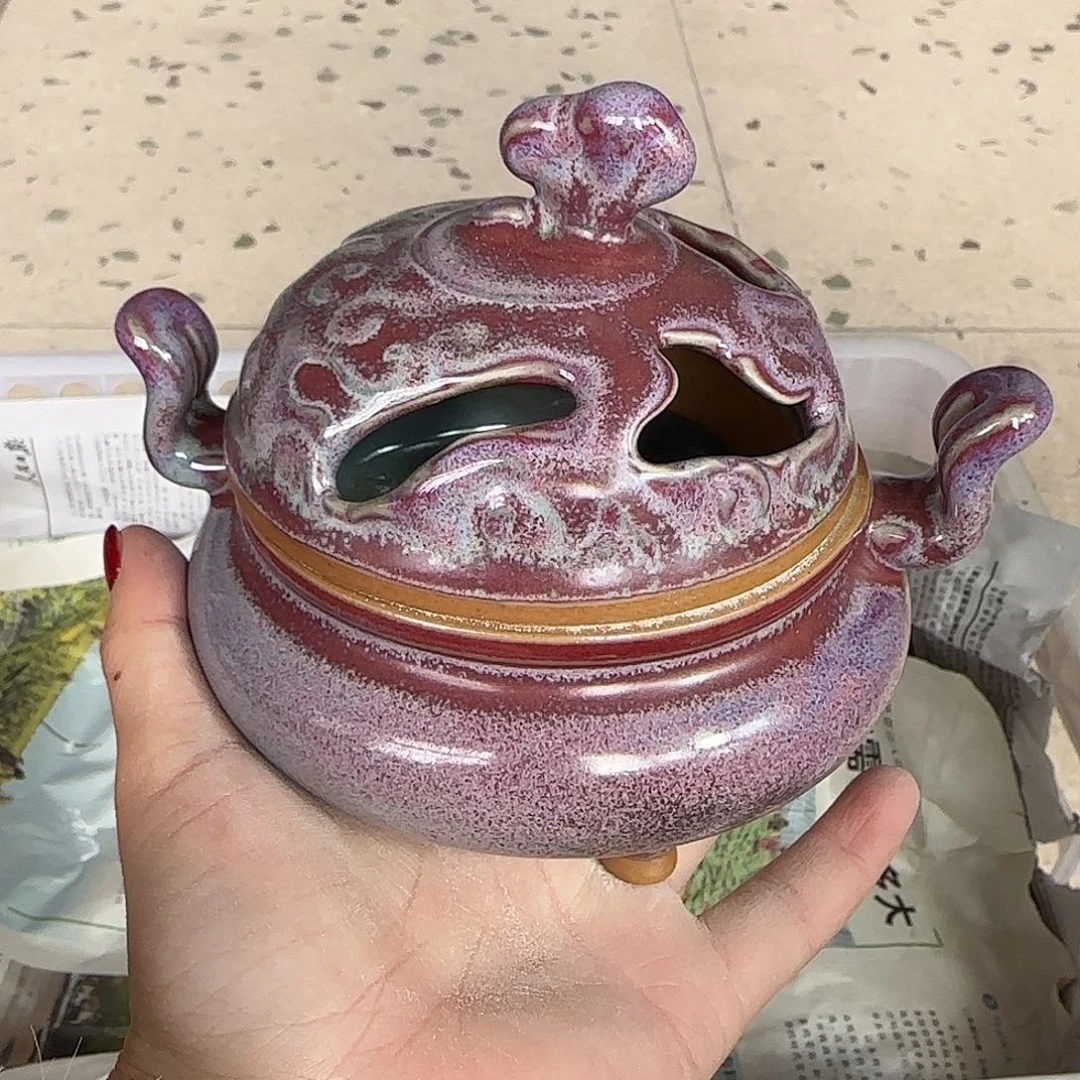 陶摆件郑家钧窑摆件