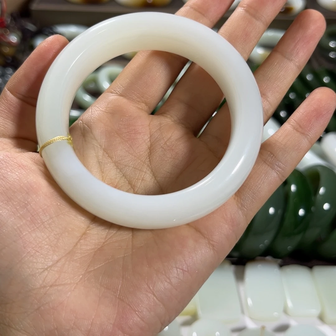 .***和田玉（白玉）手镯未镶嵌