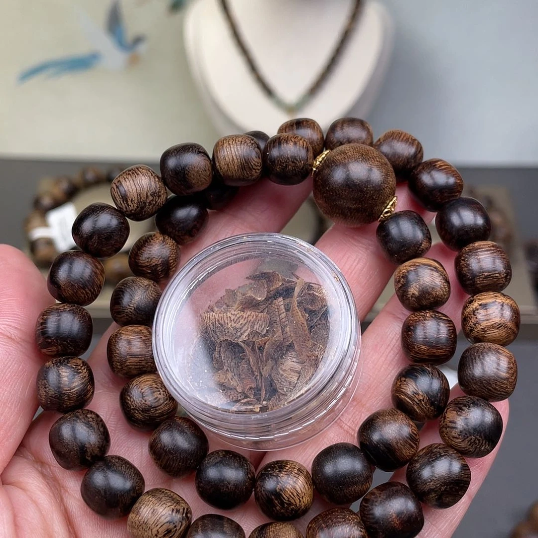 沉香沉香碎屑越南芽庄白棋虎皮瘿子瘤疤s