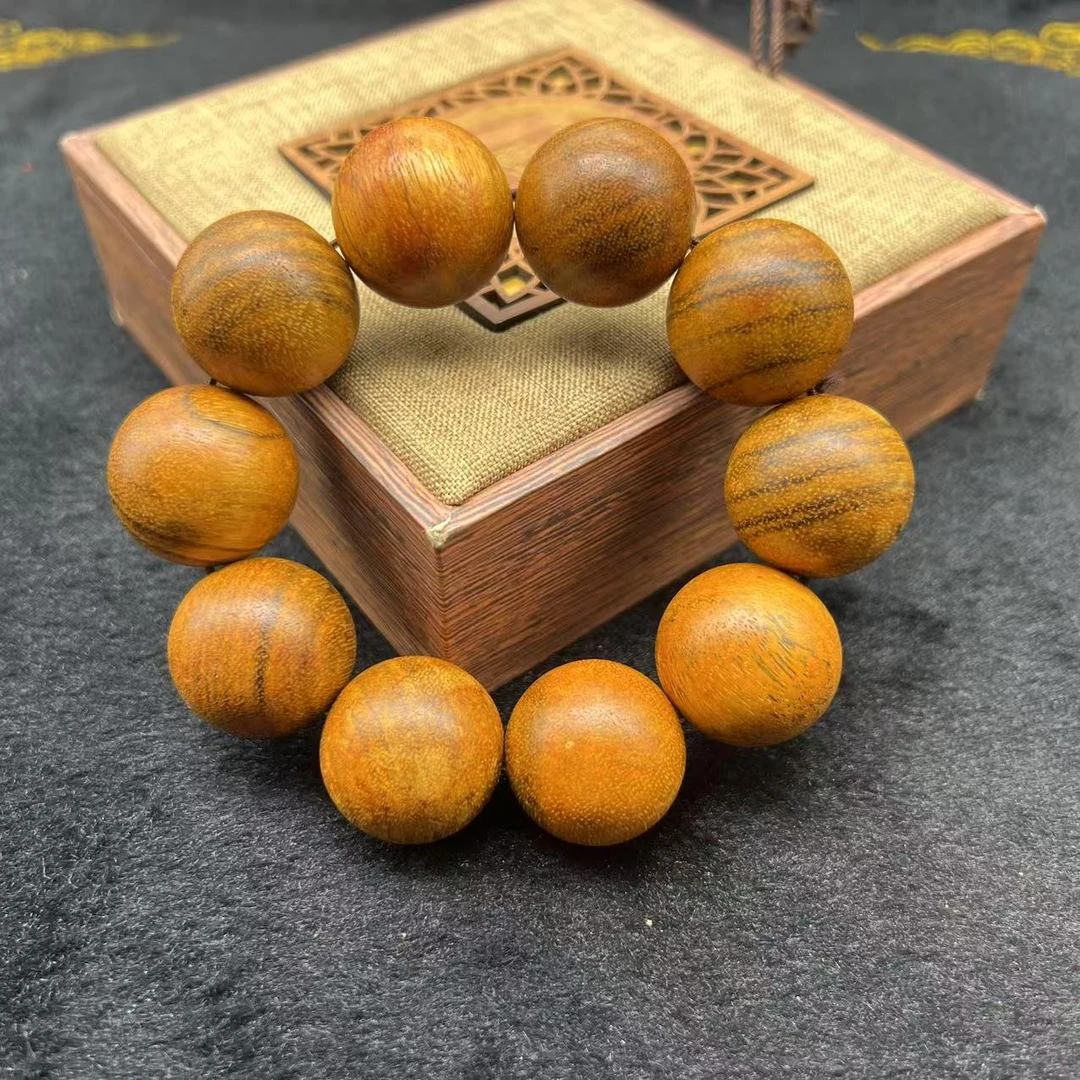 【百世璀璨 尽耀光芒】金血重楼手串25mmC029