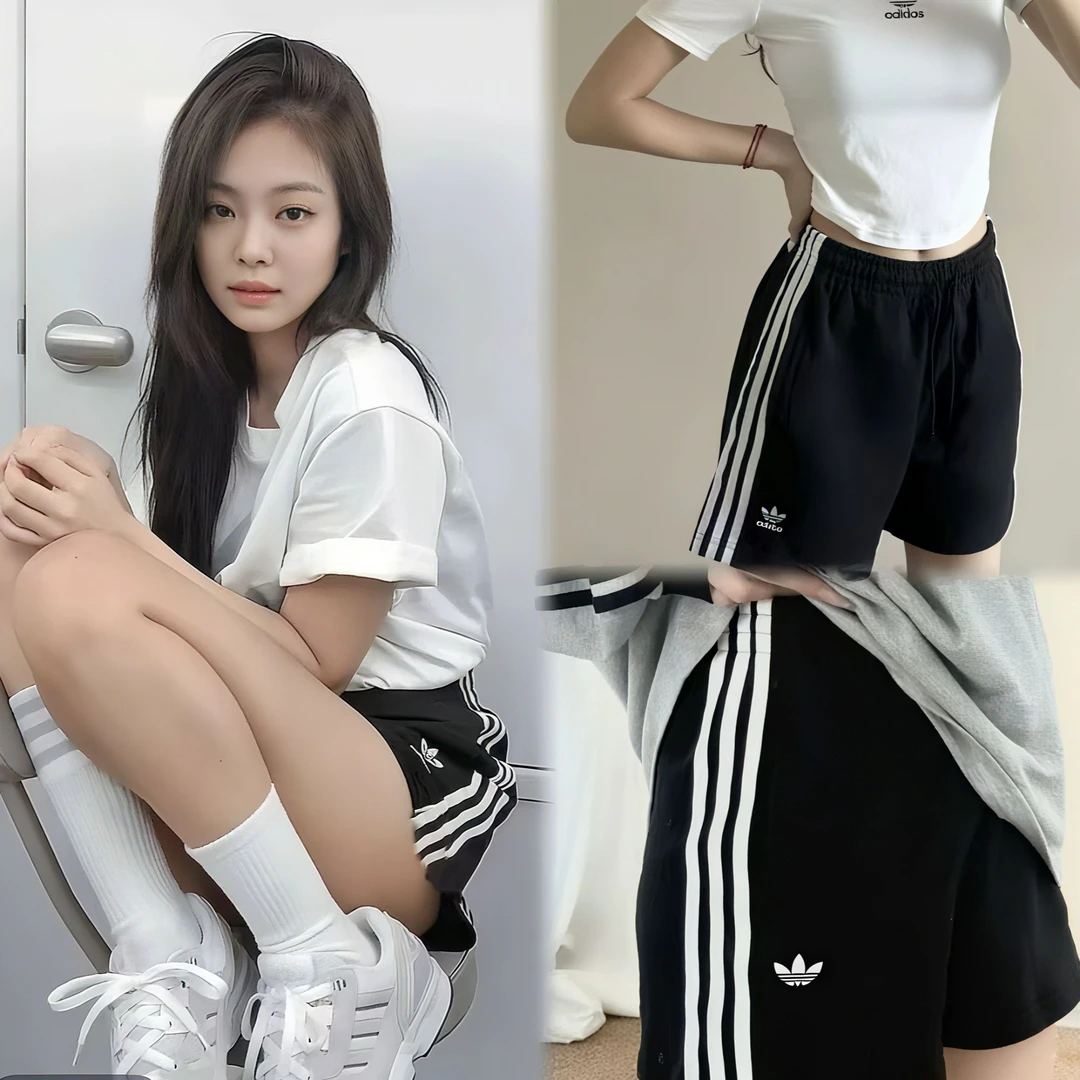 【卖场爆款】阿迪达斯女子3S SHORTS FT休闲时尚休闲纯棉短裤JW5109