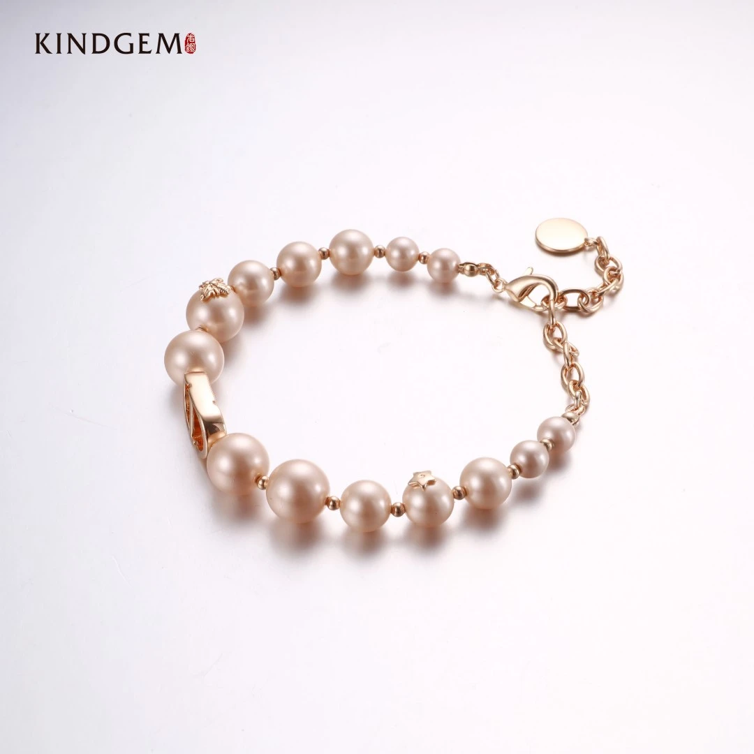 铜合金仿珍珠手链 BV82XIPC-27194小众个性百搭经典手链