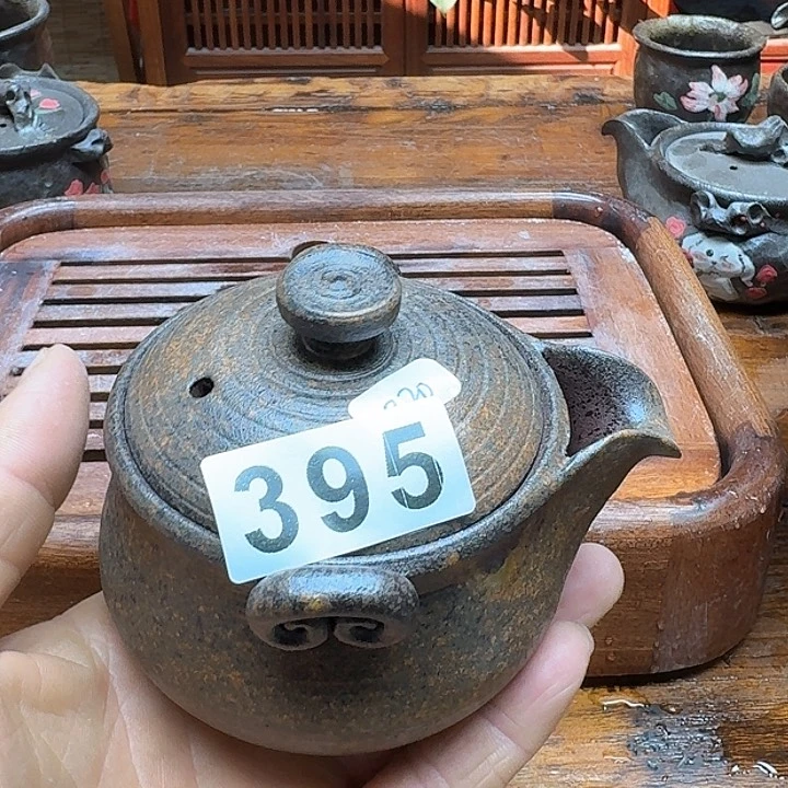 纯手工制作粗陶茶具