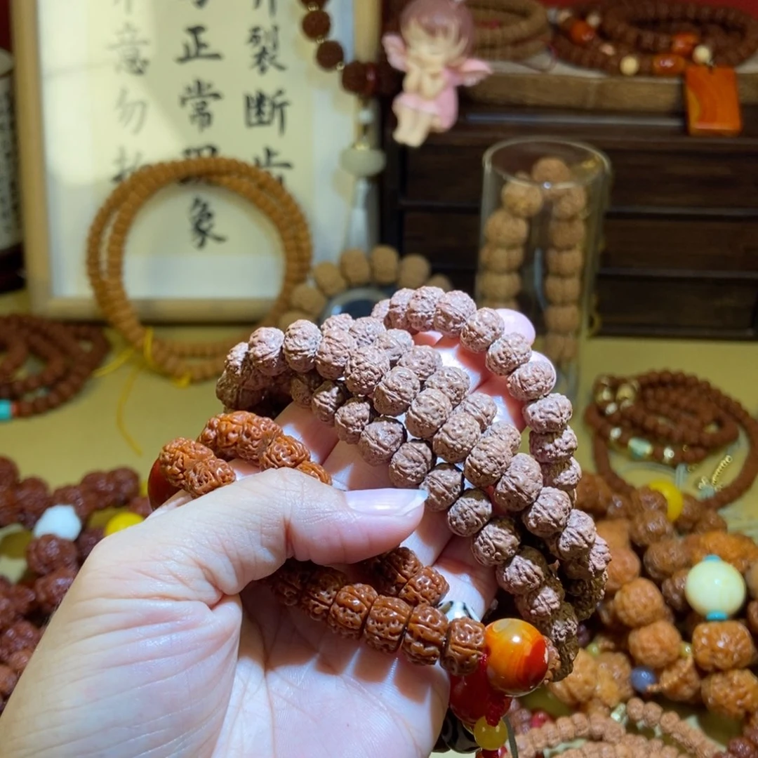 金刚菩提吊坠116原籽双圈