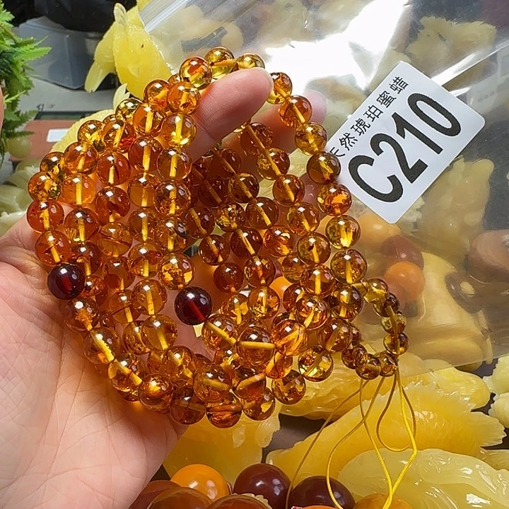 琥珀（花珀）珠宝奇石未镶嵌9