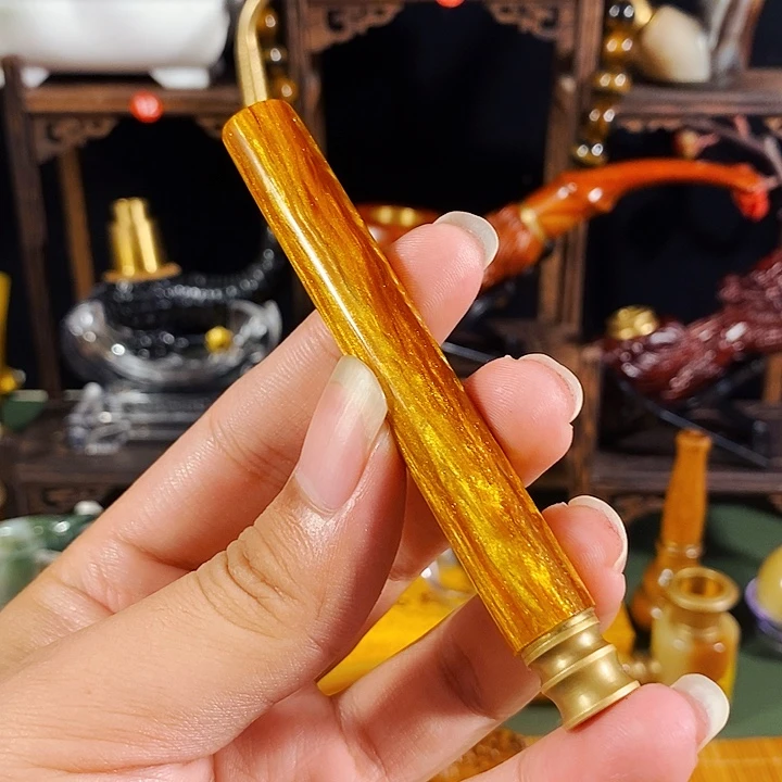 高端定制金丝楠烟嘴