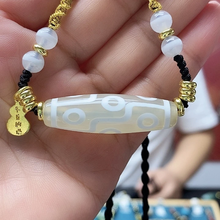 玛瑙/玉髓颈饰合金