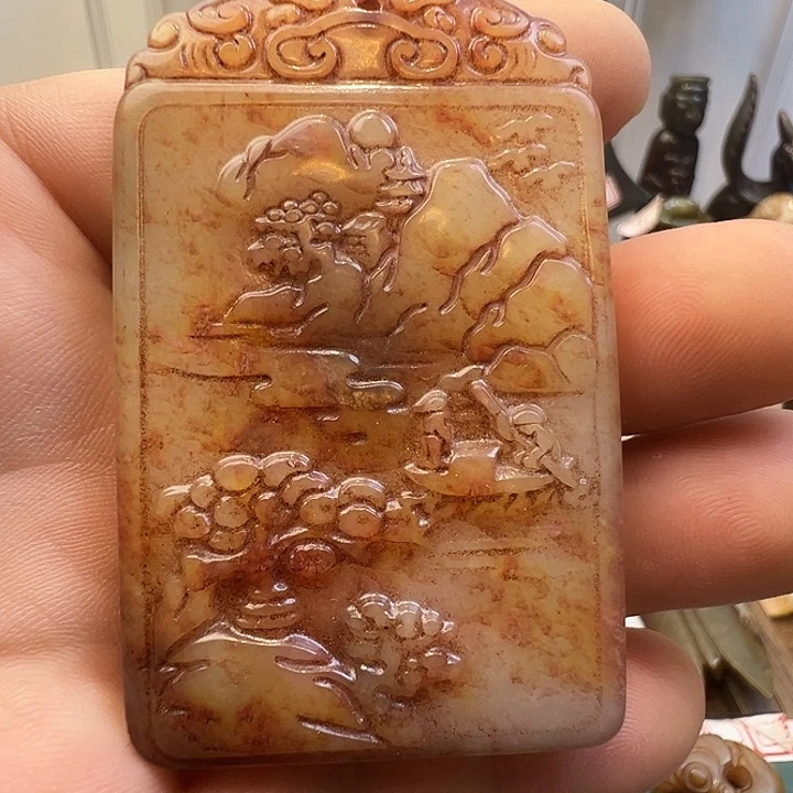 和田玉（糖玉）未镶嵌挂件