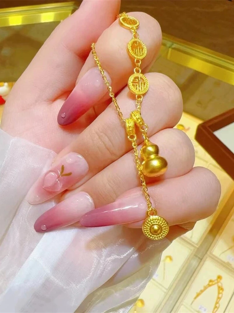 合金项链 锁骨链极简风女坠链百搭民族风经典链子