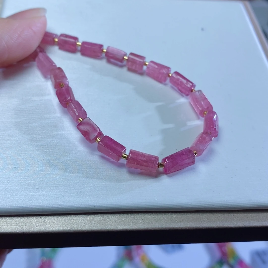 碧玺手链未镶嵌方糖
