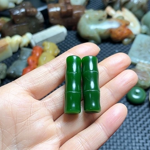 白玉菩提吊坠摆件