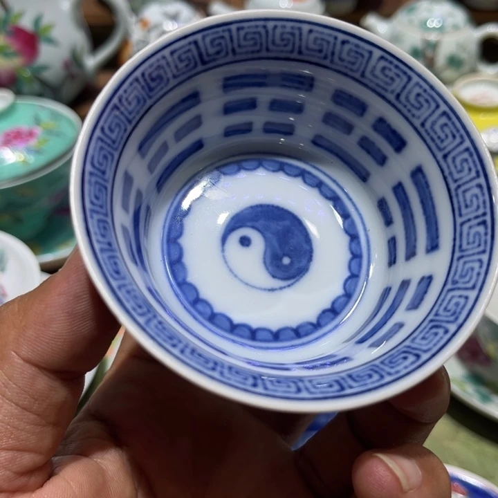 纯手绘精品盖碗杯