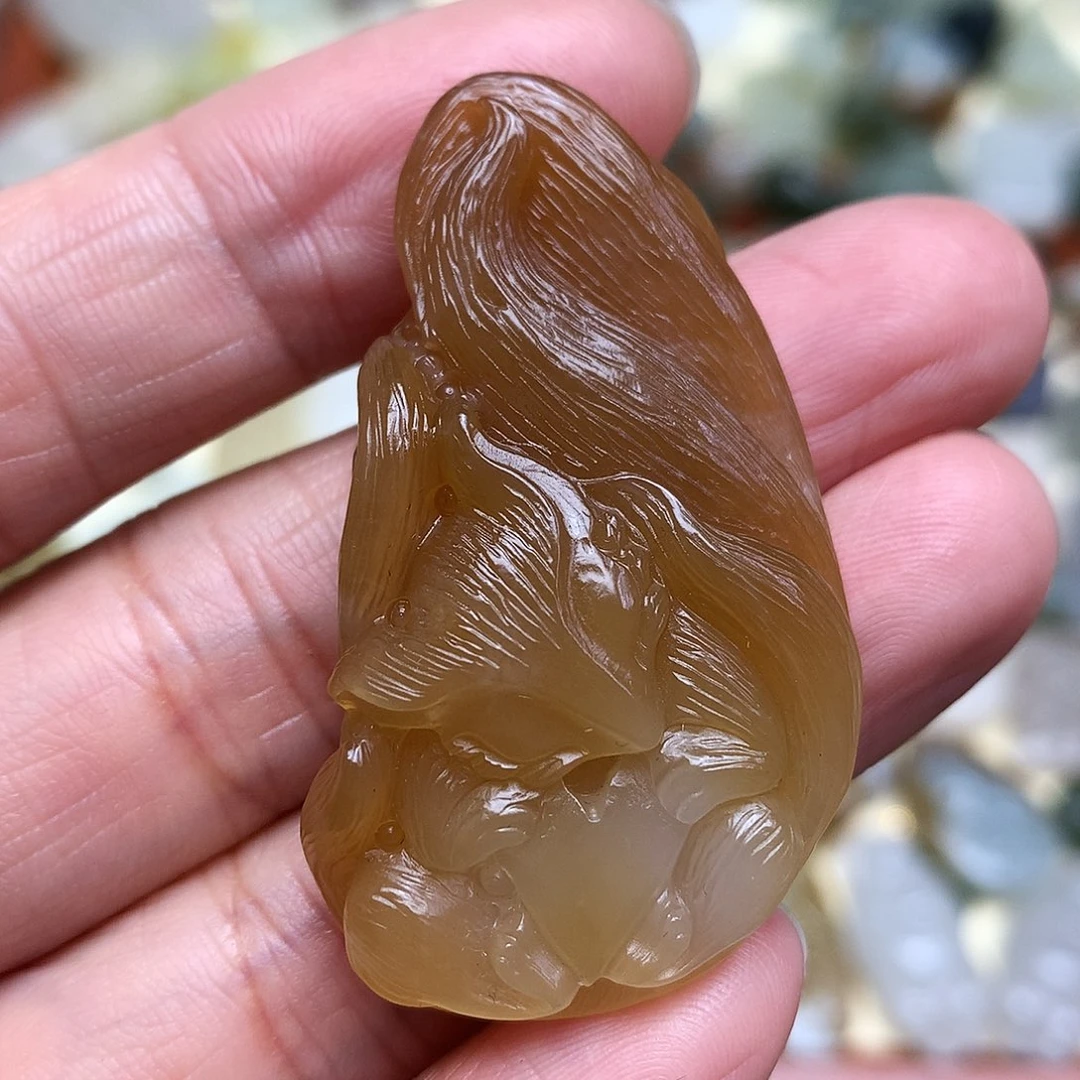 和田玉颈饰未镶嵌