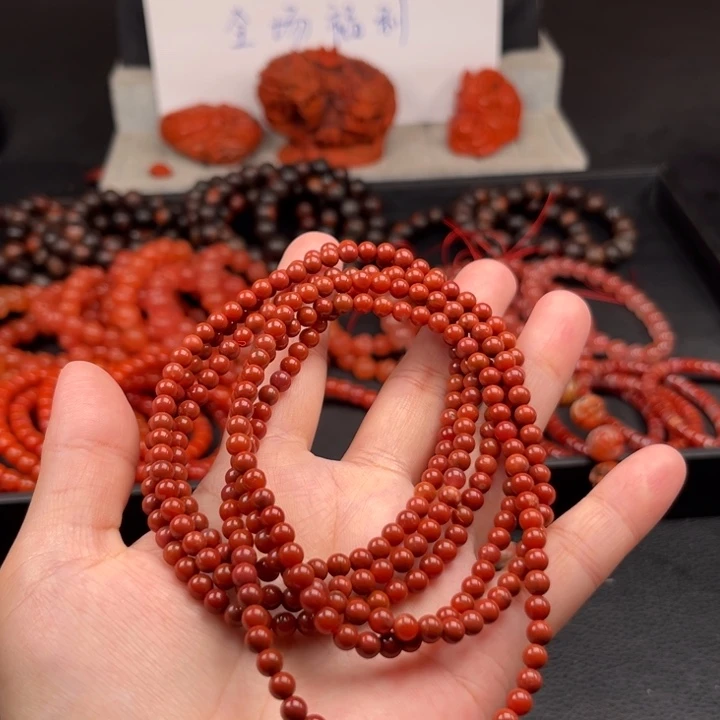 未镶嵌南红玛瑙多样性发货4mm南红玛瑙