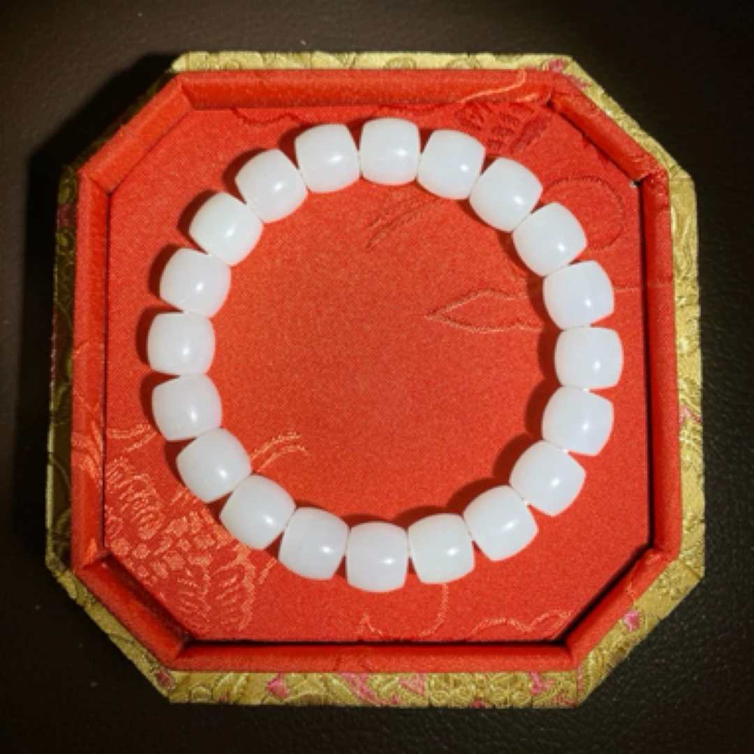 白玉极限弧手串时尚百搭经典男女款卡11直切串