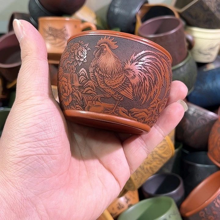 茶杯紫砂全手工紫砂主人杯