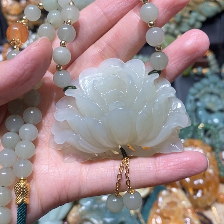 岫玉毛衣链未镶嵌