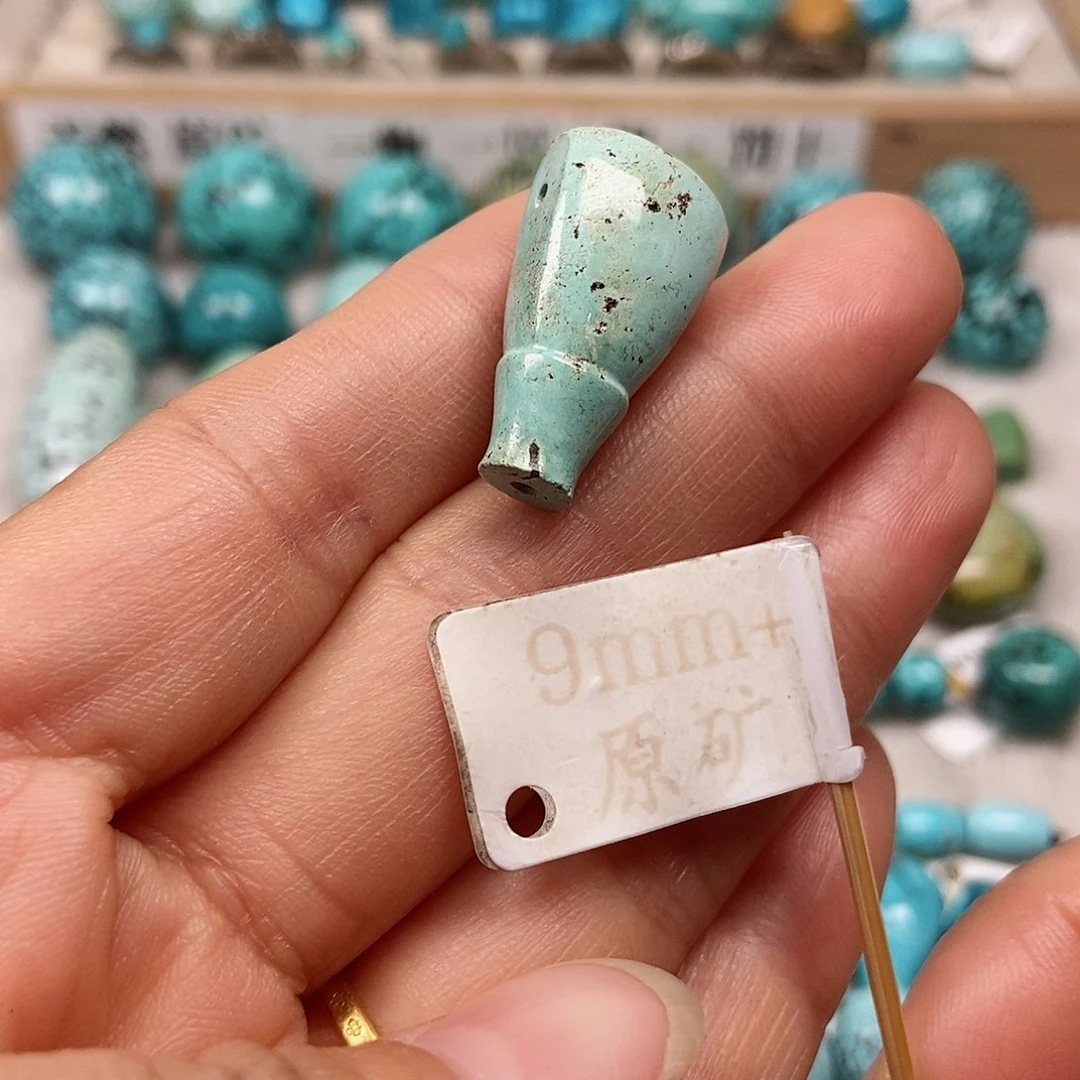 未镶嵌绿松石珠宝半成品