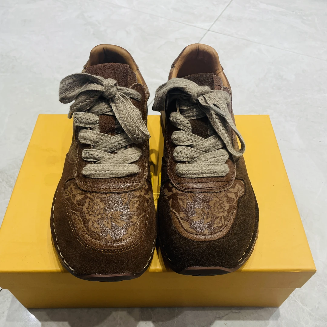 【麦丝】休闲百搭复古气质小众设计感单鞋阿甘鞋 GZX-1535