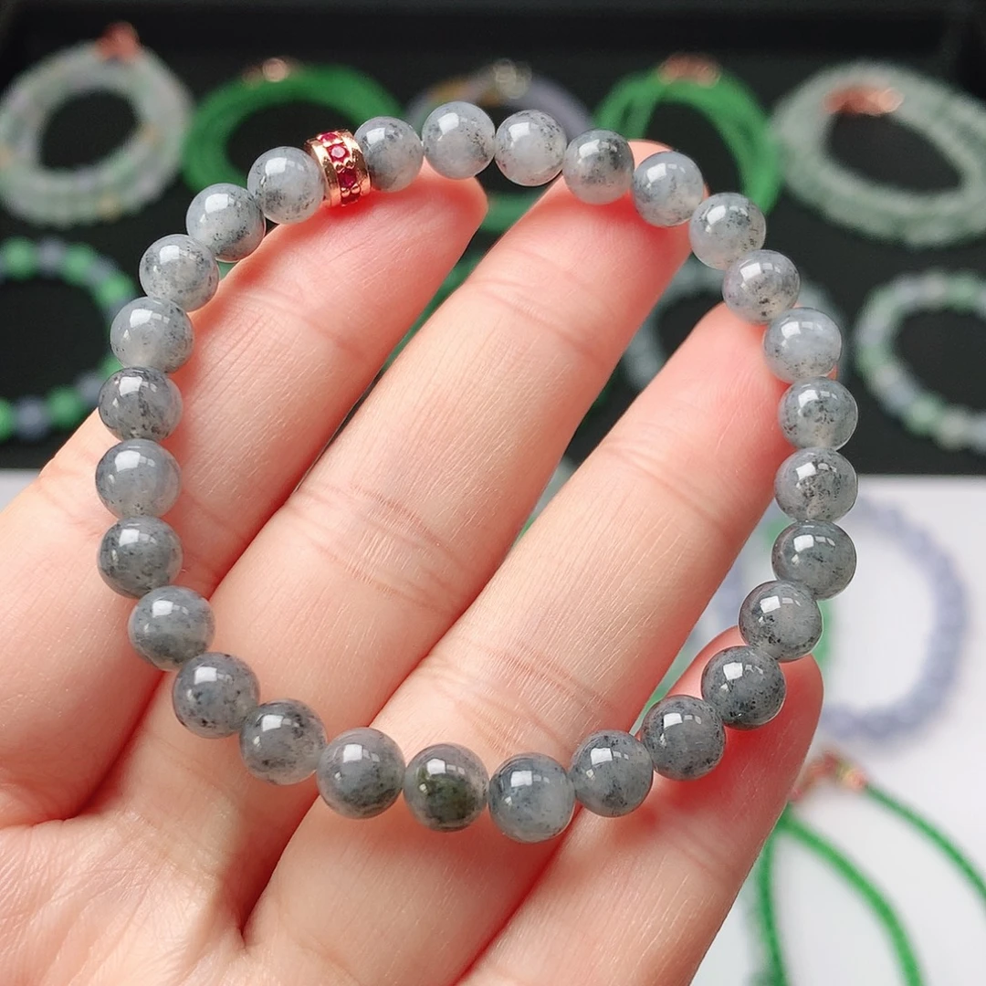 ****贝翡翠未镶嵌手链翡翠