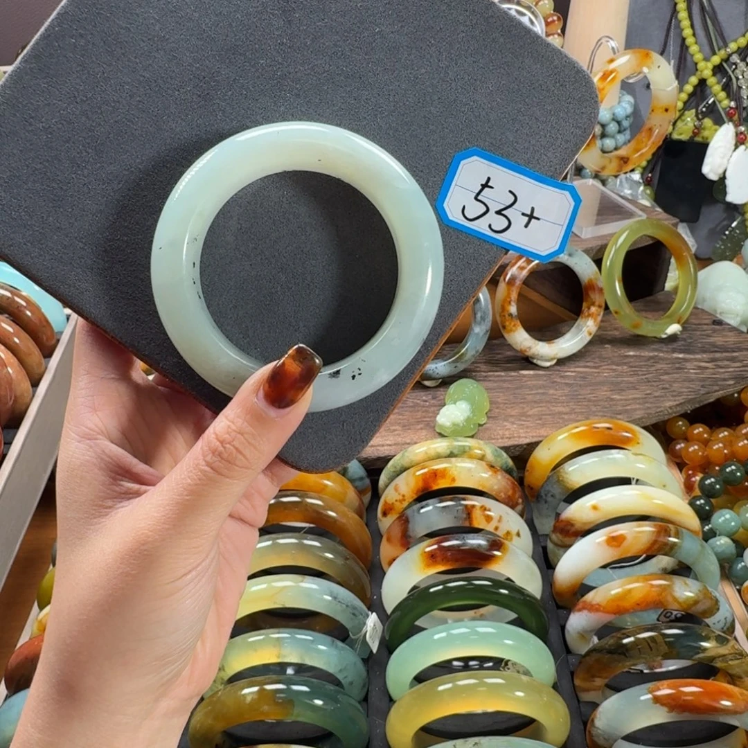 蛇纹石玉合金手镯