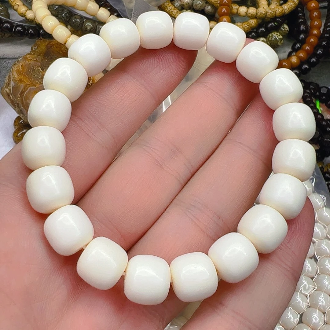驼骨手串/手链76白菩提单圈1.1有粽裂