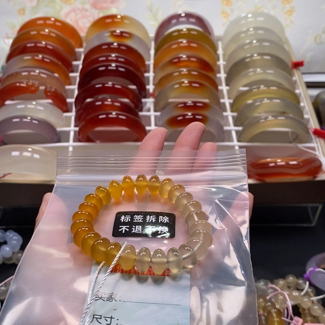 ****～玛瑙/玉髓未镶嵌手串沙
