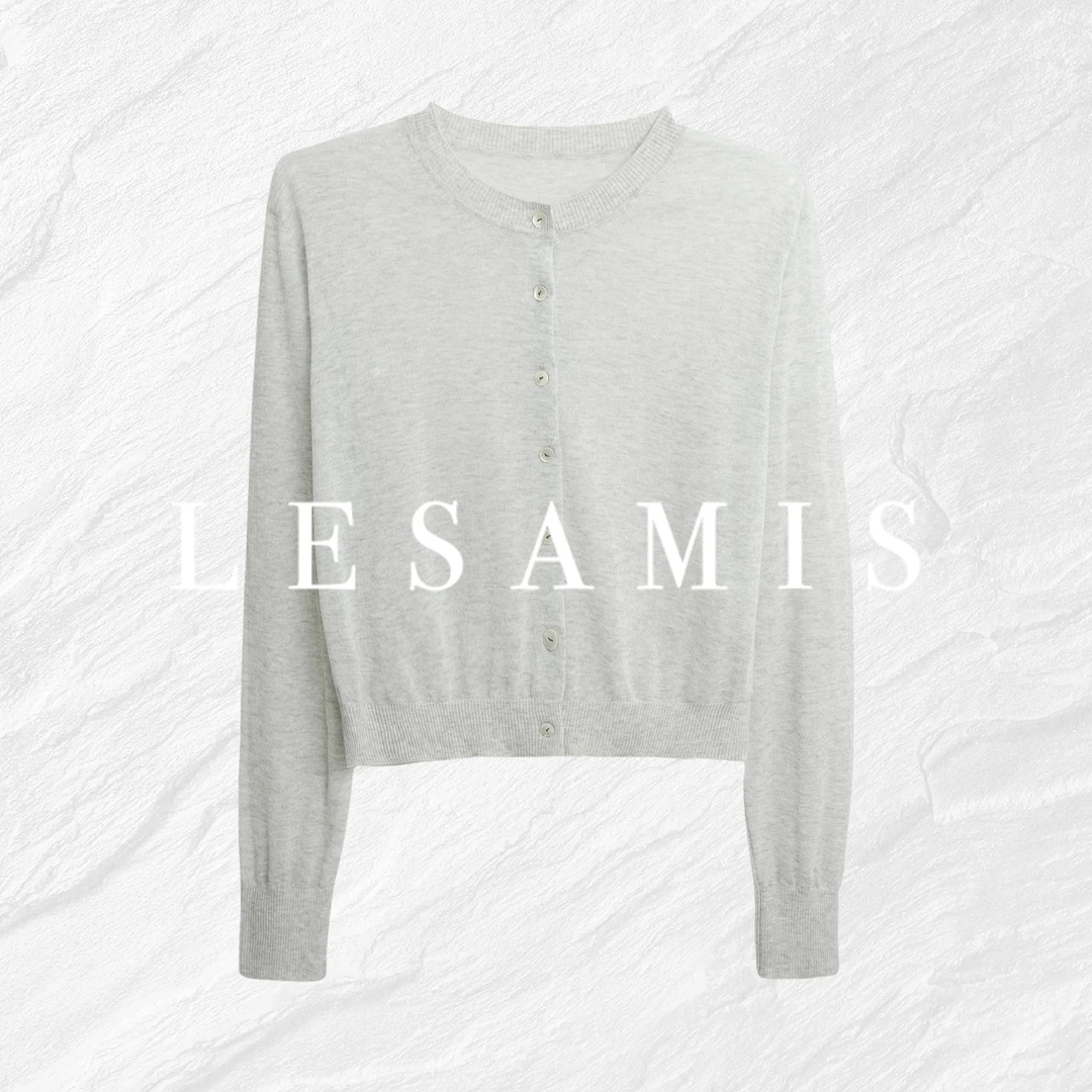 LESAMIS·「自然之息」早春新款静奢风针织开衫5810035