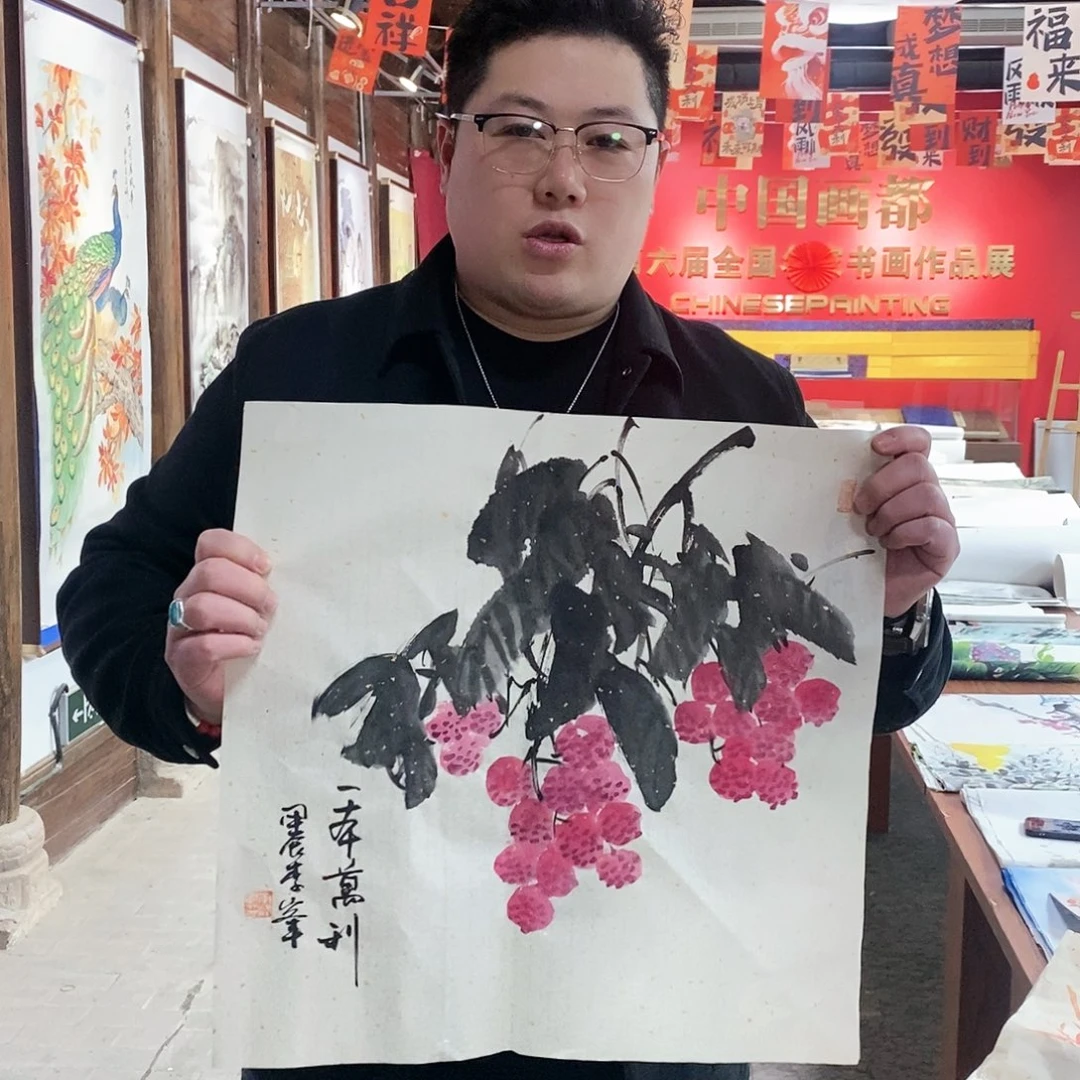 国画国画手绘书法作品
