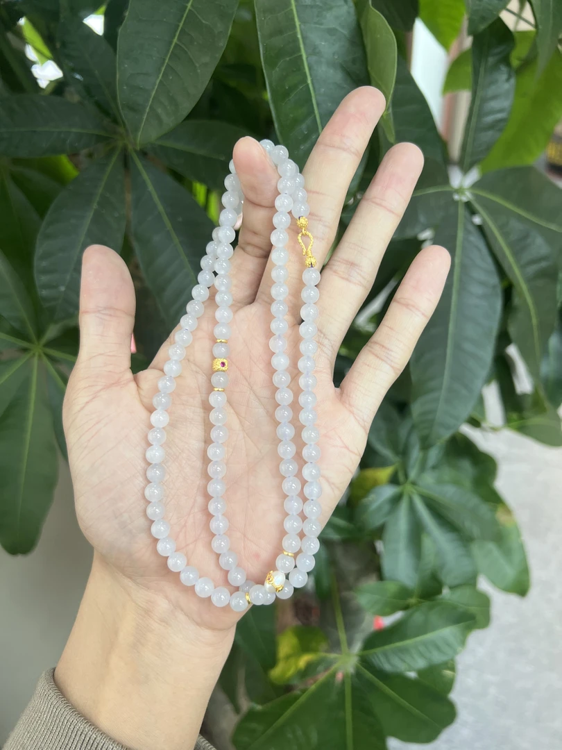 天然和田玉项链多样性发其一w4