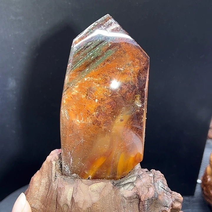 水晶珠宝半成品未镶嵌明****旋幽灵串发