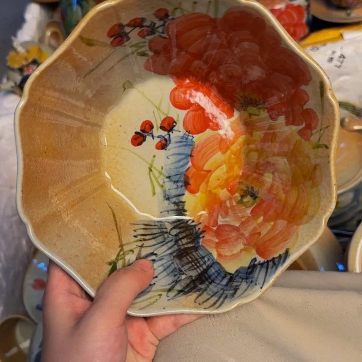 瓷片景德镇陶瓷手工手绘