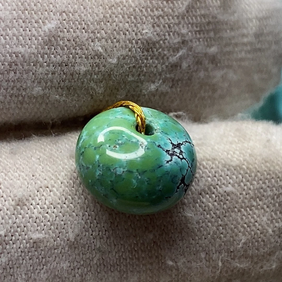 绿松石未镶嵌天然原矿 带武汉地大证书