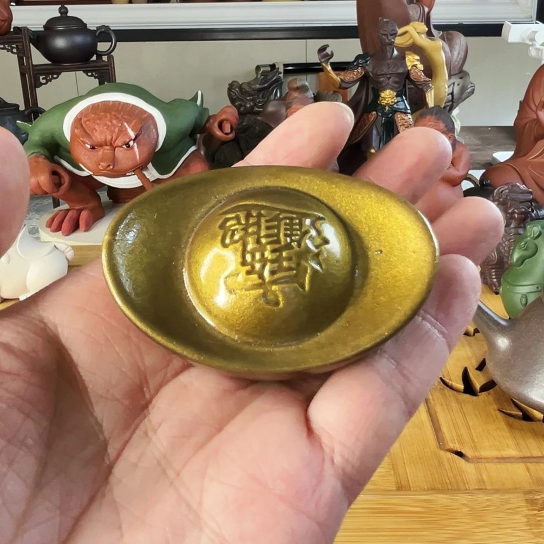 茶宠紫砂金元宝茶宠