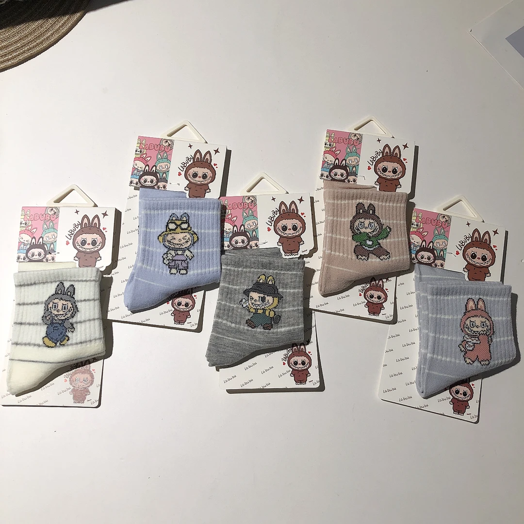 E120新款儿童秋冬条纹拉布袜