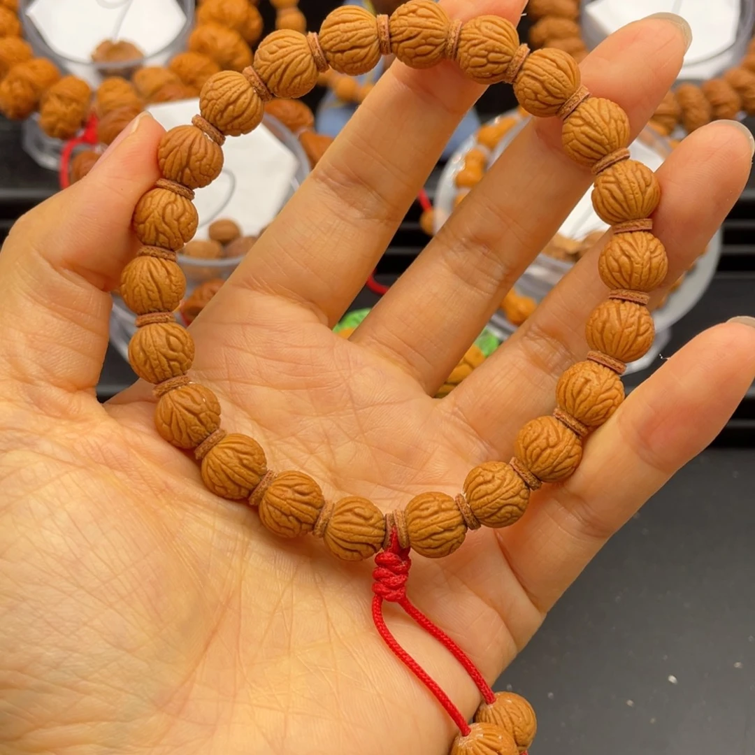 冰***梨桃核吊坠见健健康康平平安安8