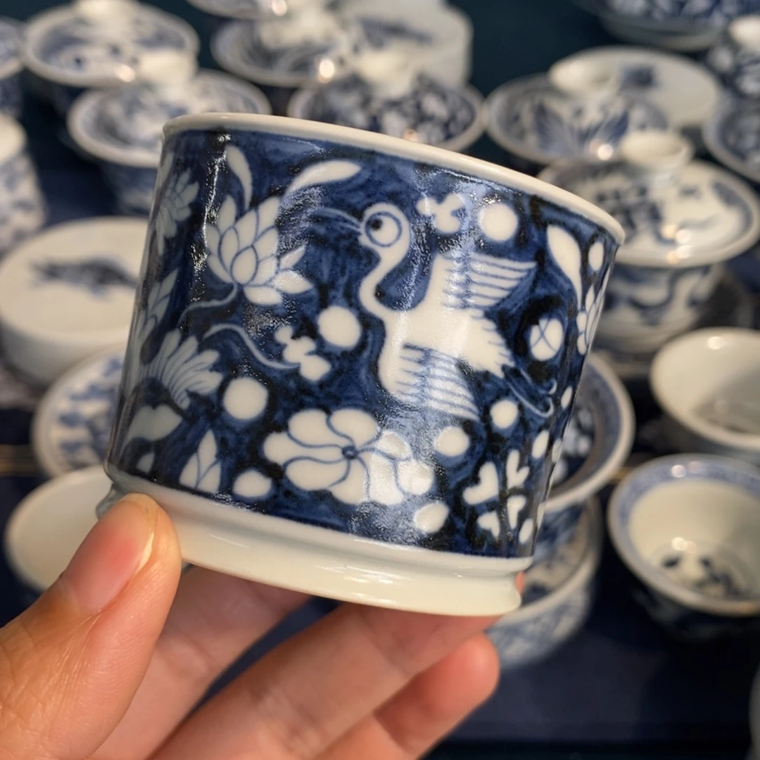 杯景德镇手工手绘陶瓷 大杯