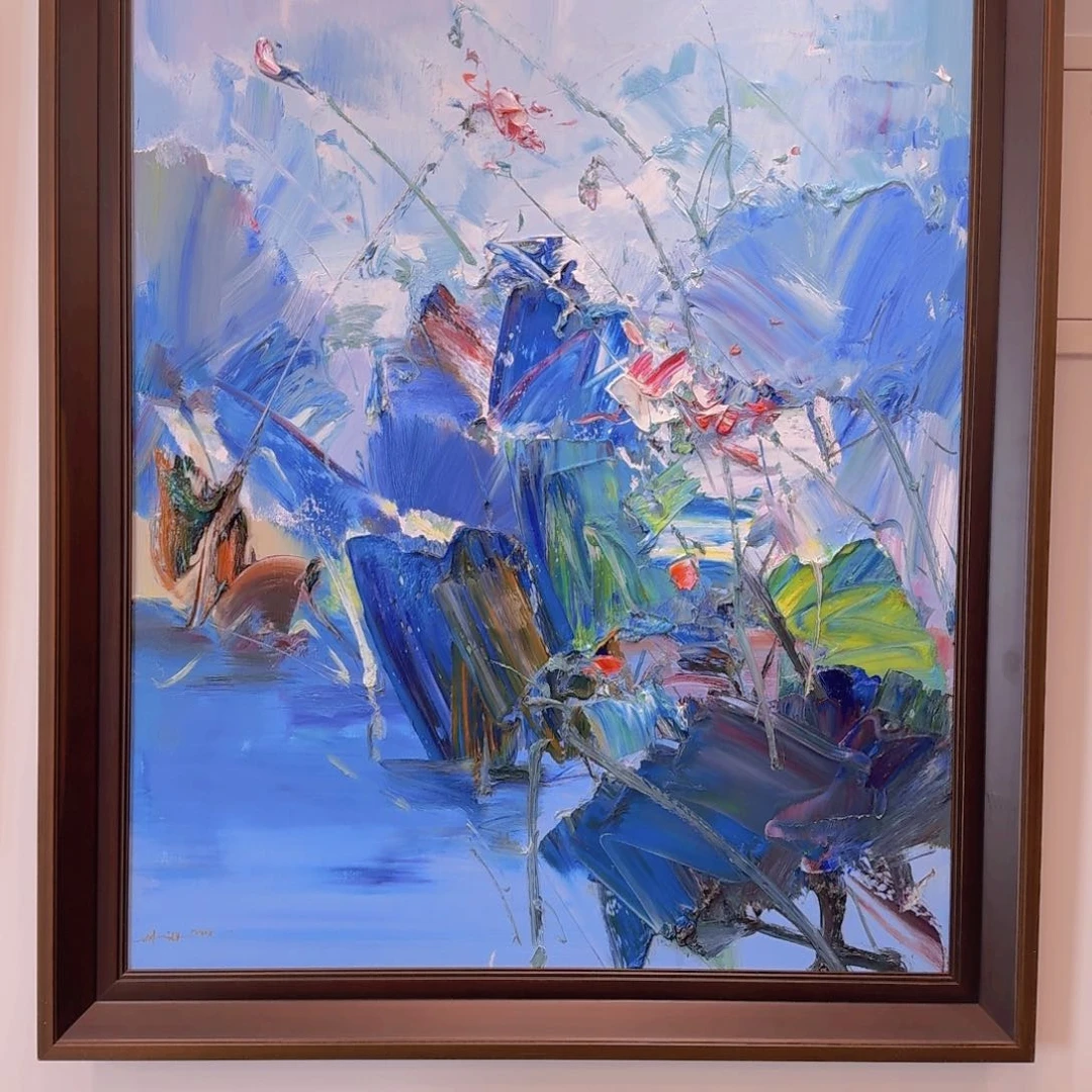 油画用****9怒放系列作品