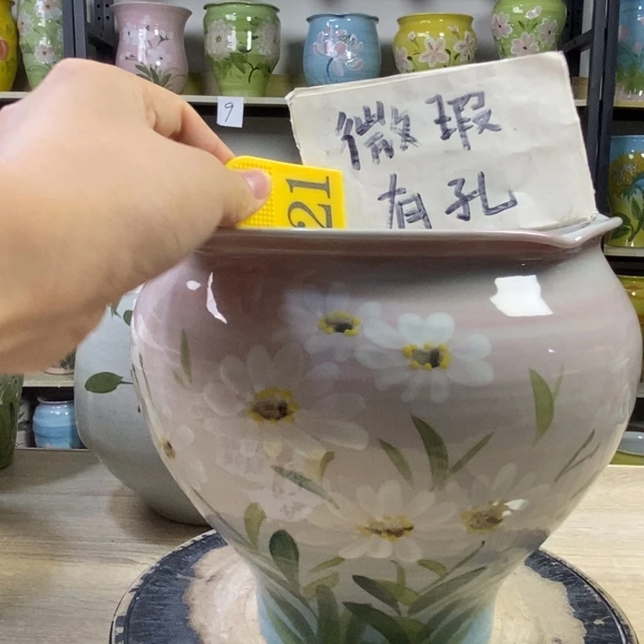 景德镇高温陶瓷花盆