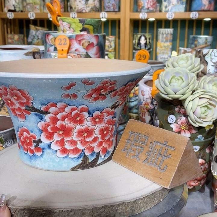 红陶景德镇艺术手绘作品