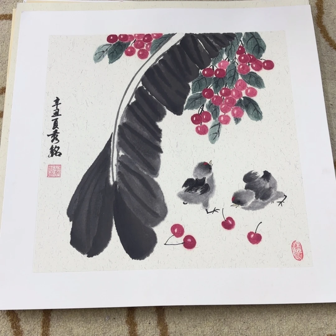 国画国画老师作品刘
