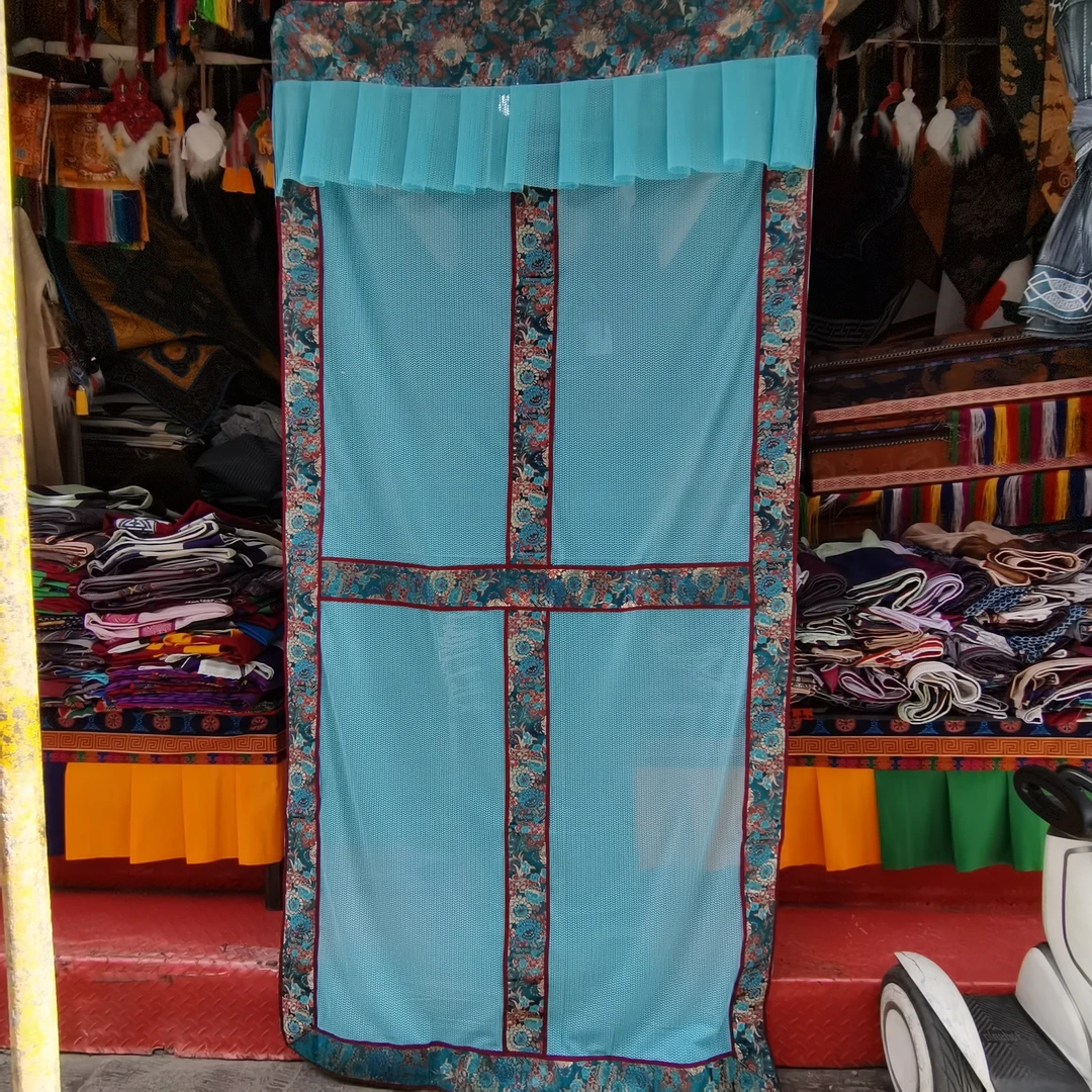 藏式风格透气手工门帘夏季家居装饰复古防尘客厅适用