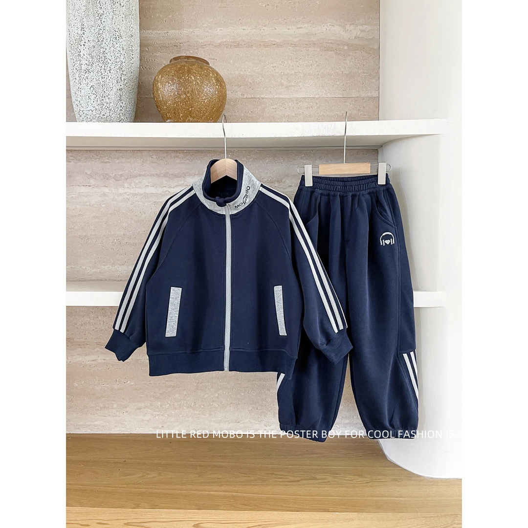 【现现】童装男儿童休闲运动套装2025春秋新款两件套MMT831159