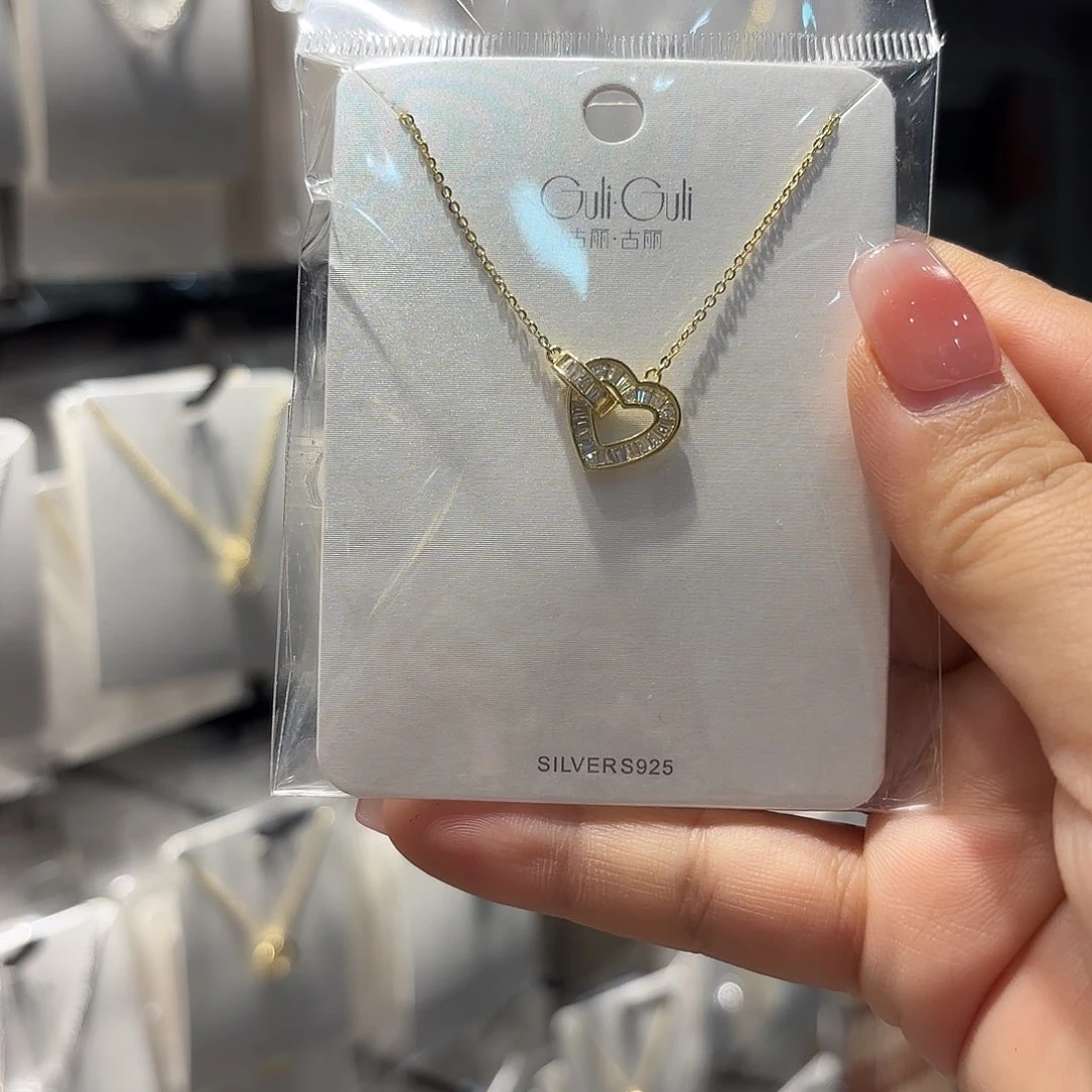 铜合金树脂锆石项链y