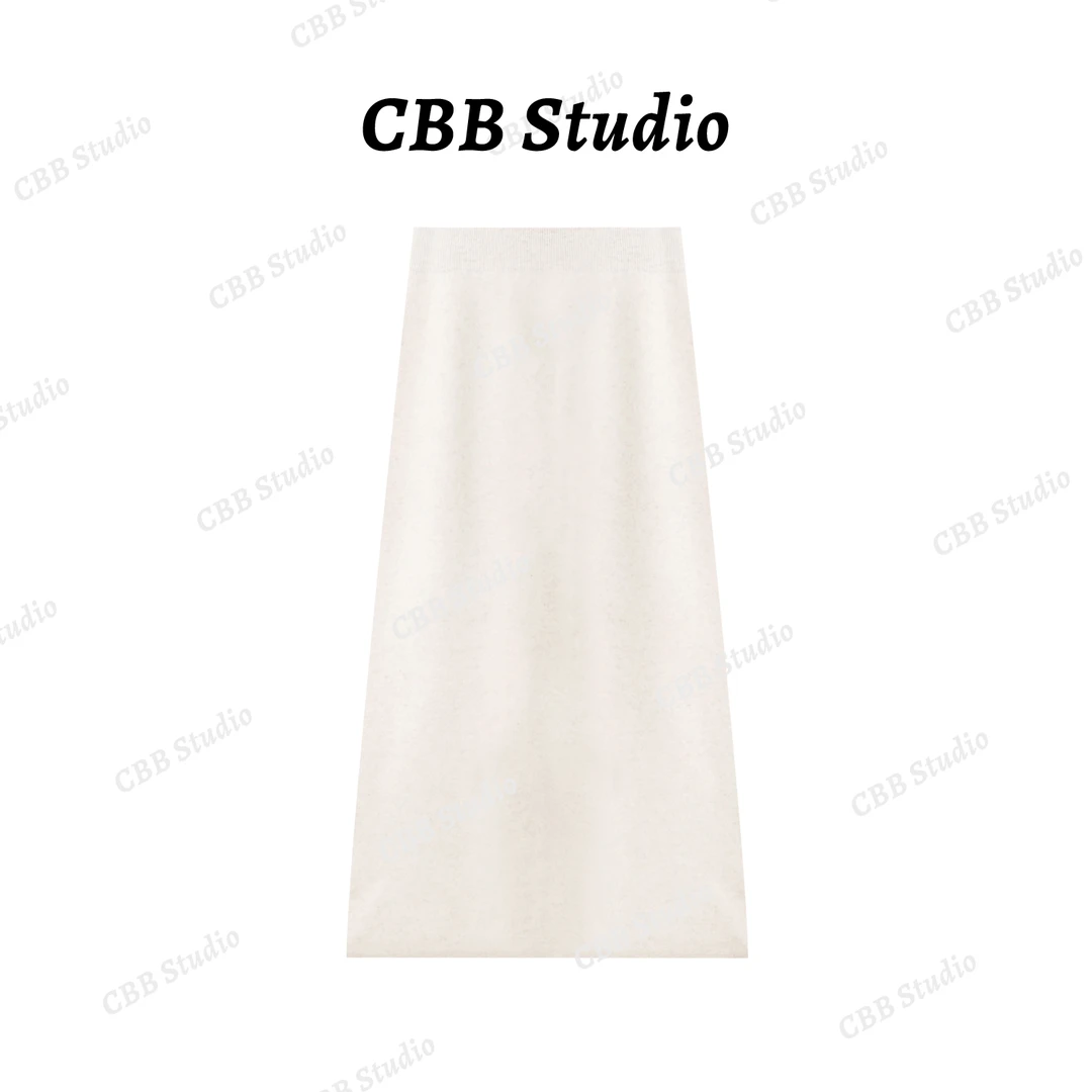 BeiBei【素影】简约百搭通勤A字半身裙